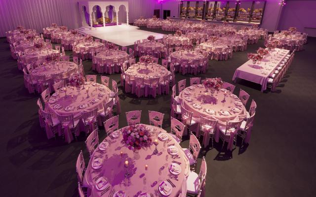 Asian Wedding Open Day Showcase featuring a full table setup